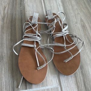 Brand new sandals.